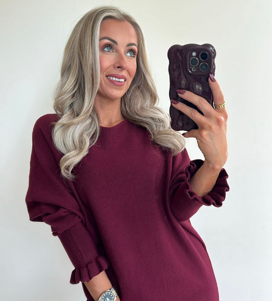 DANIELLE Dress - bordeaux