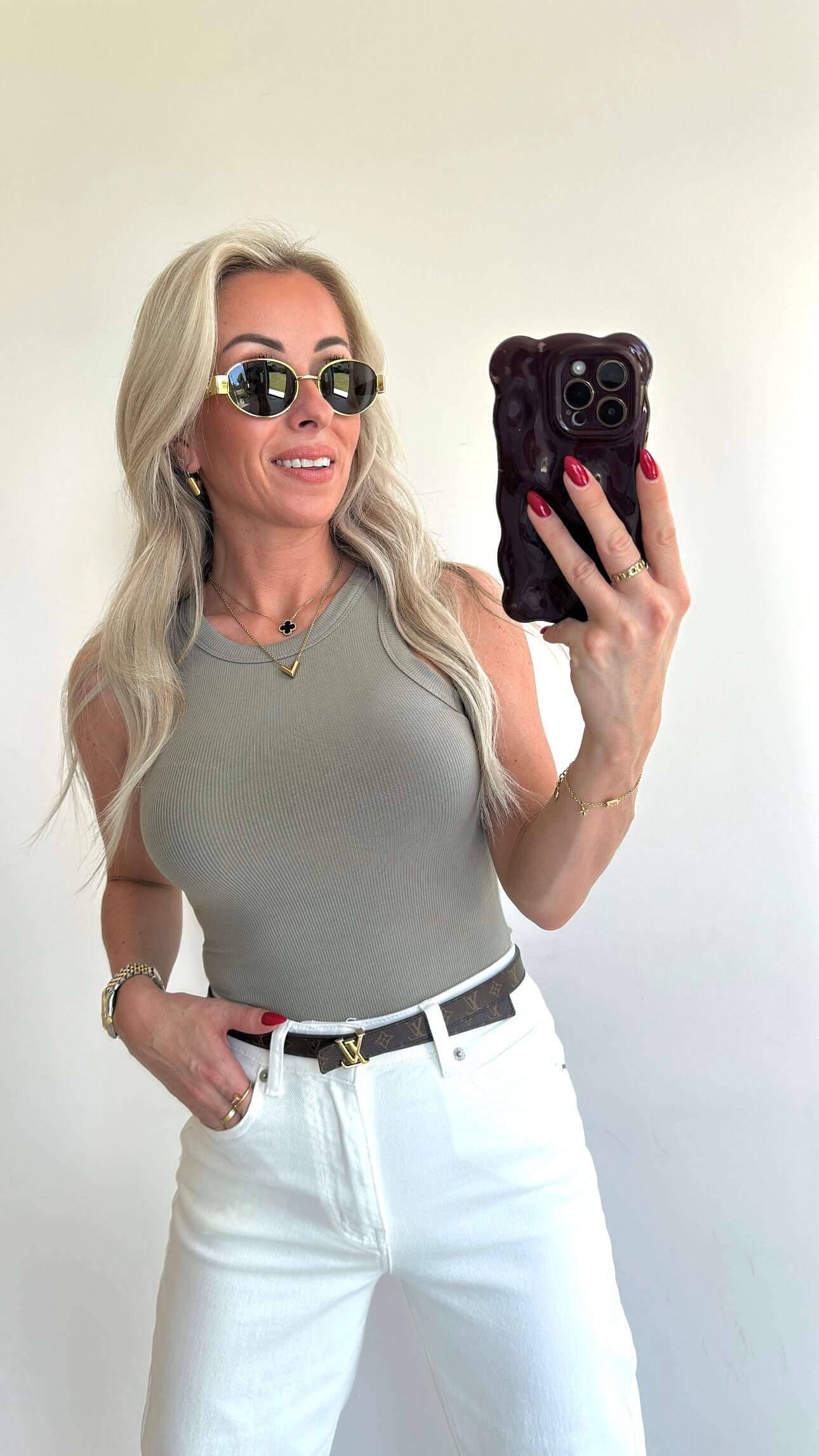 TAYLIE Top - khaki