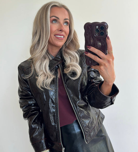 JENNIE Jacket - dark burgundy