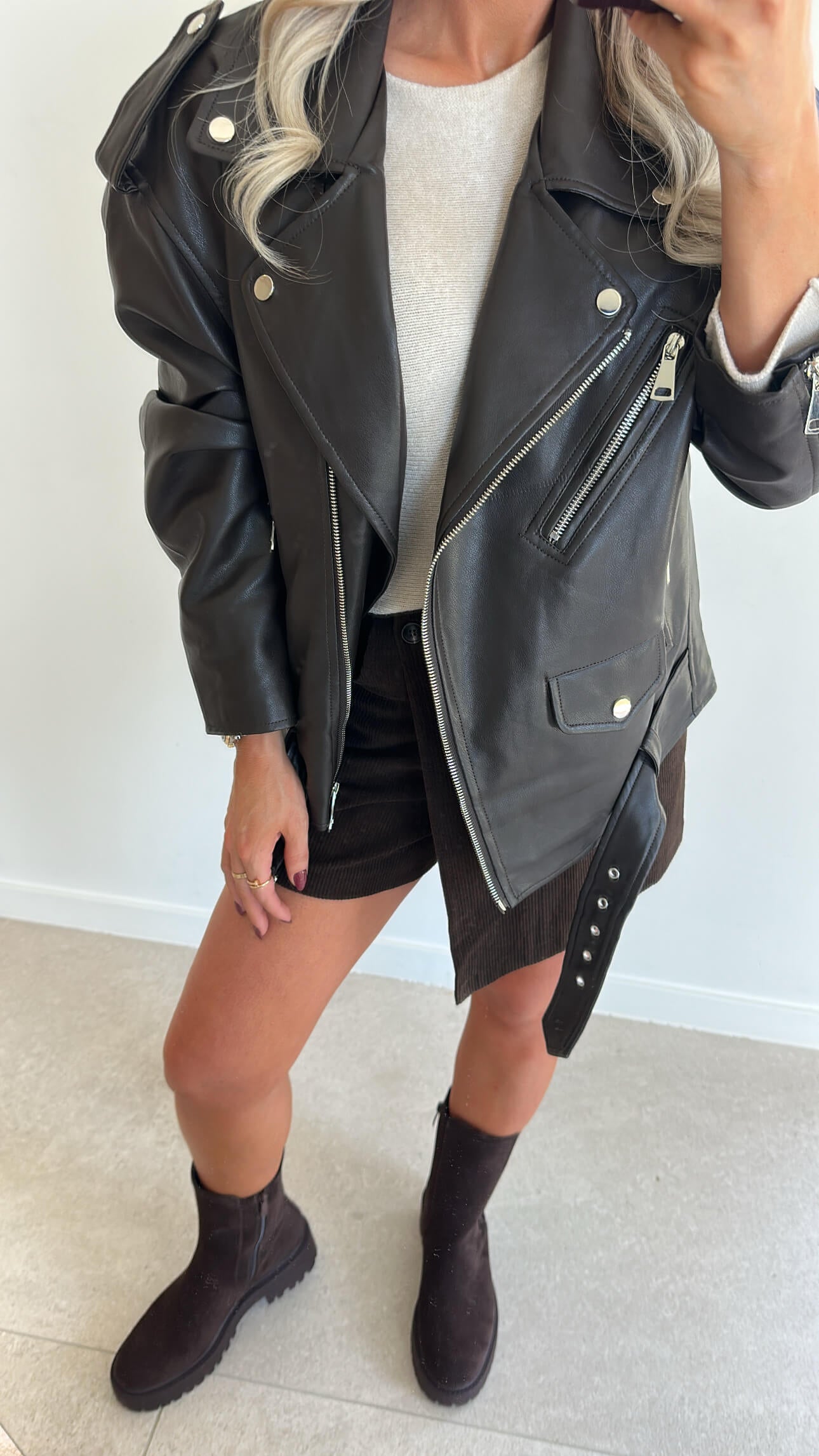 JAIMIE Jacket - choco brown