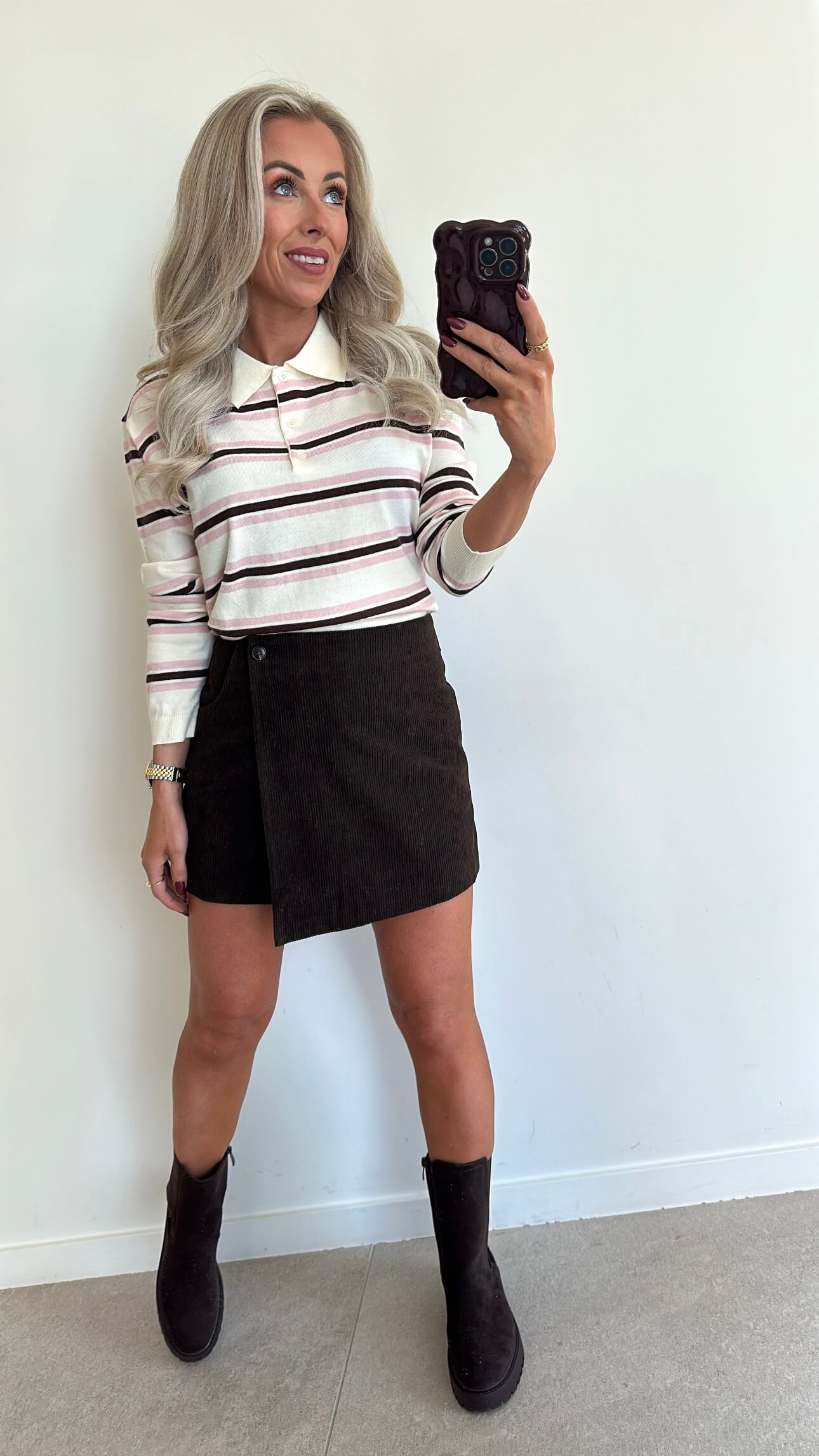 SADIE Skort - choco brown