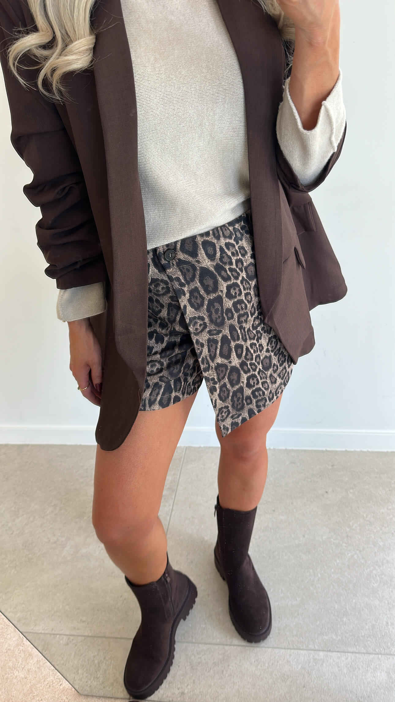 BILLIE Blazer - choco brown