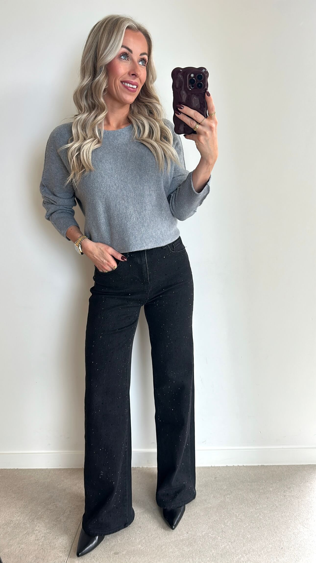 EMILIE Pull - grey