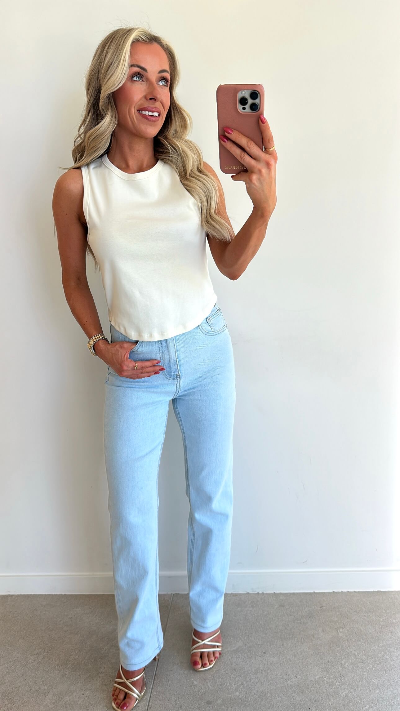 TRACIE Top - ecru