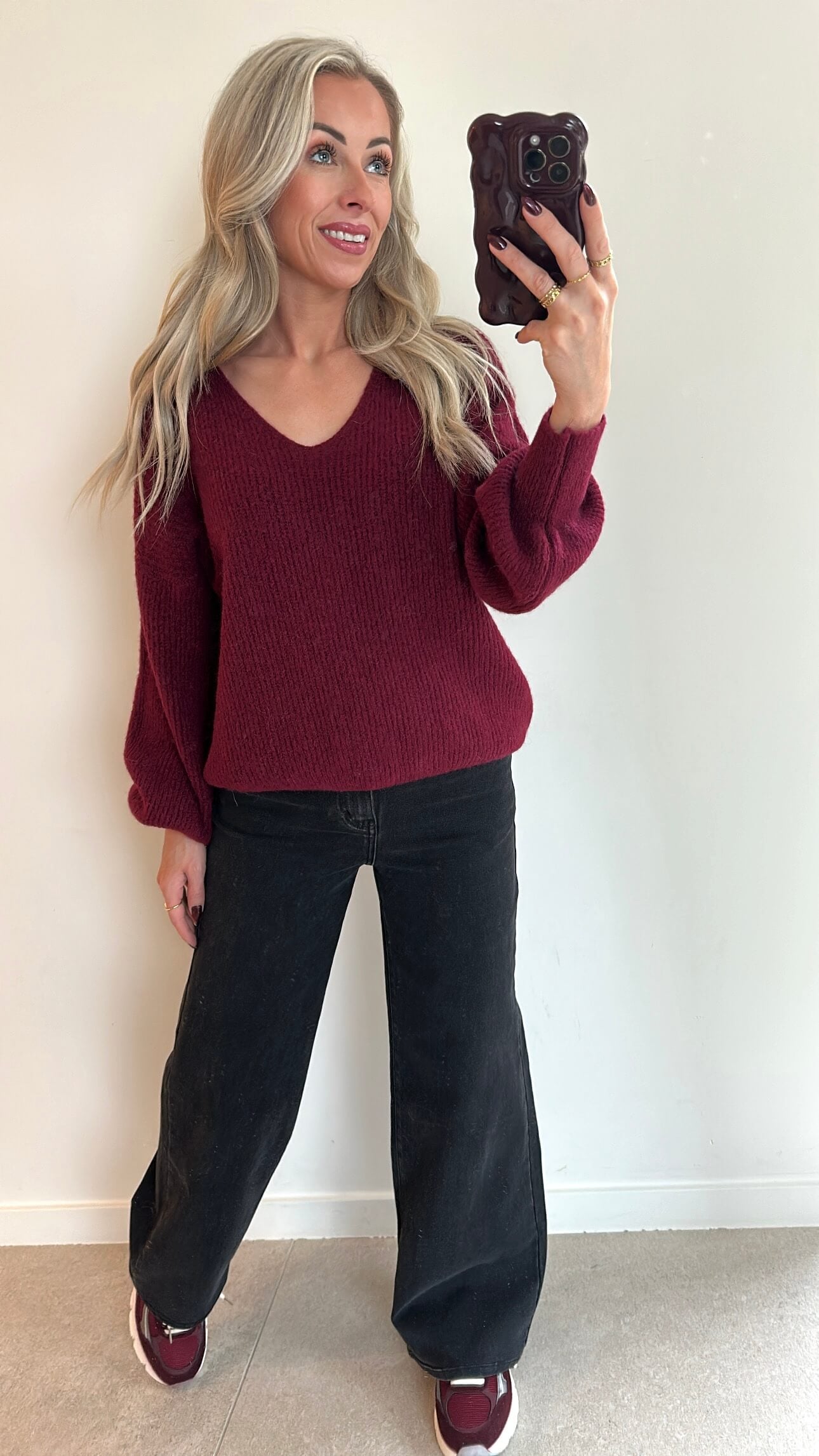 POSIE Pull - bordeaux