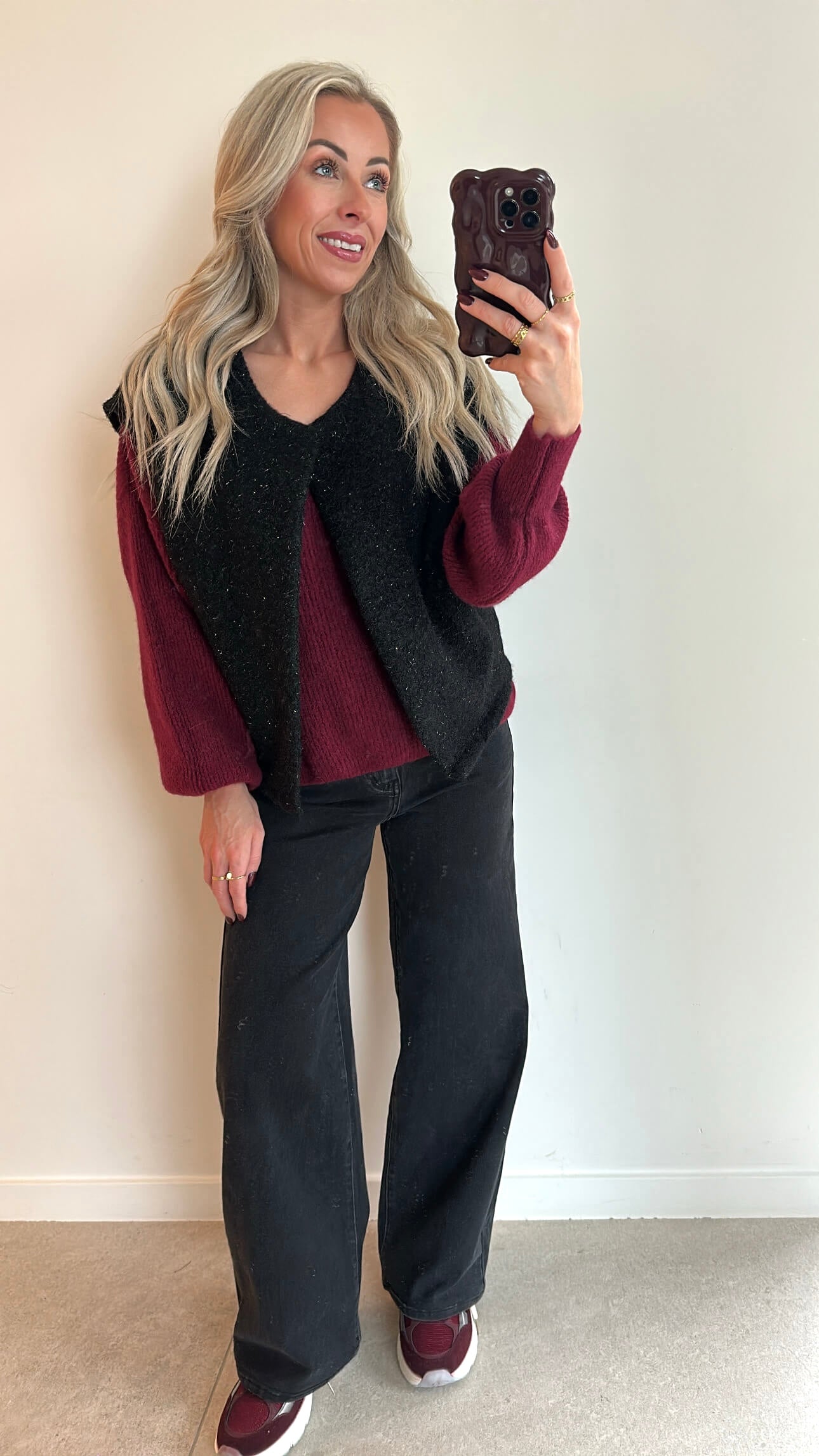 POSIE Pull - bordeaux