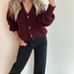 CAMILLE Cardigan - burgundy