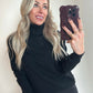 TIA Turtleneck Top - black