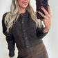 CALLIE Cardigan - choco brown