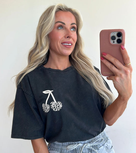 MA CHERIE T-shirt - washed black