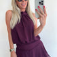 PENELOPE Playsuit - burgundy