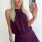 PENELOPE Playsuit - burgundy