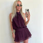 PENELOPE Playsuit - burgundy