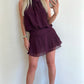 PENELOPE Playsuit - burgundy