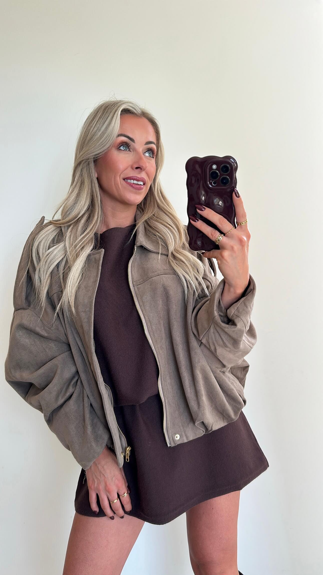 VIRAL JACKET - taupe