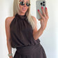 PENELOPE Playsuit - brown