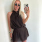 PENELOPE Playsuit - brown