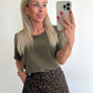 TOMIE T-shirt - khaki