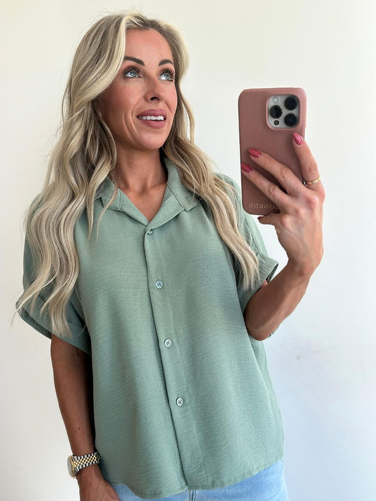 MOLLIE Blouse - light khaki