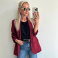 BILLIE Blazer - bordeaux