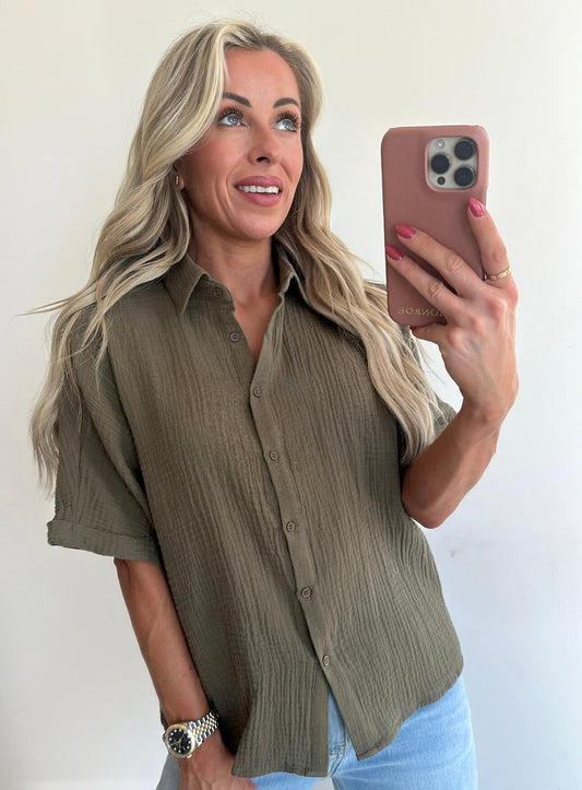 MAYA Blouse - khaki
