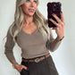 TILLIE Top - taupe