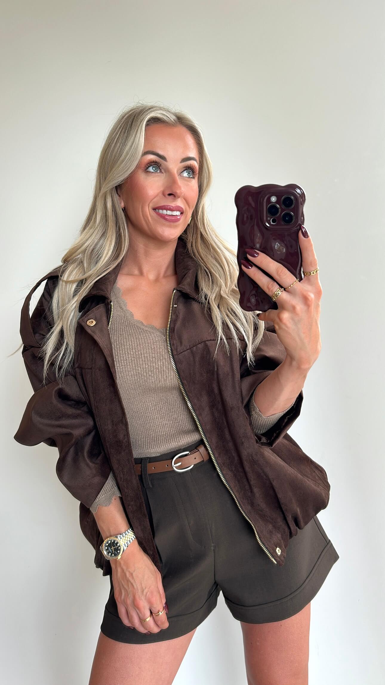 TIKTOK Jacket - brown