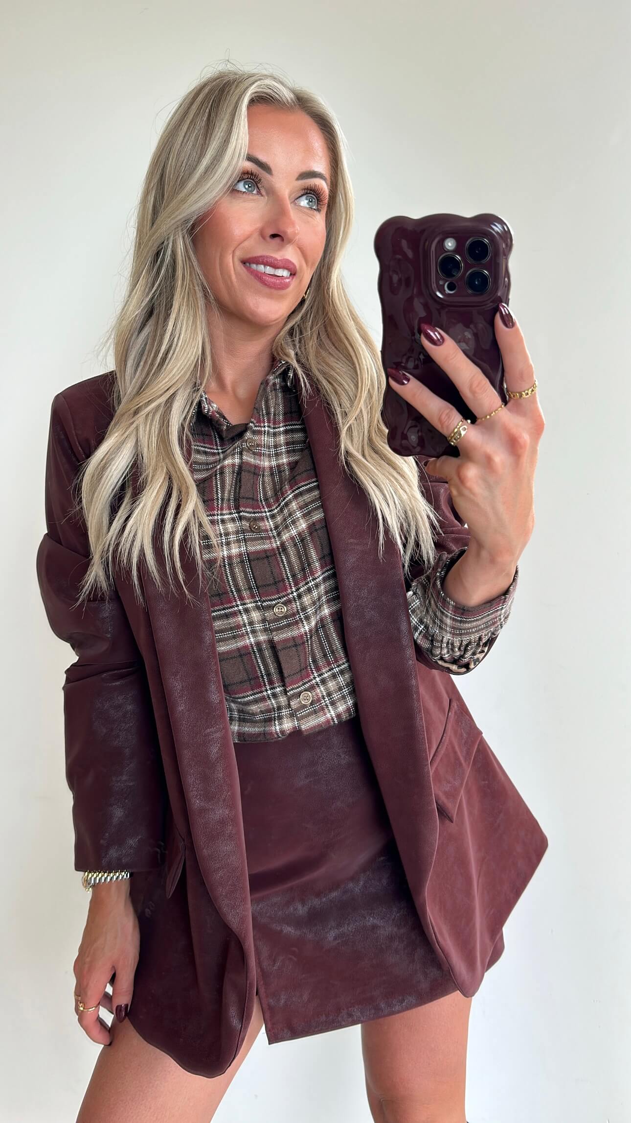 MAY Blazer - bordeaux