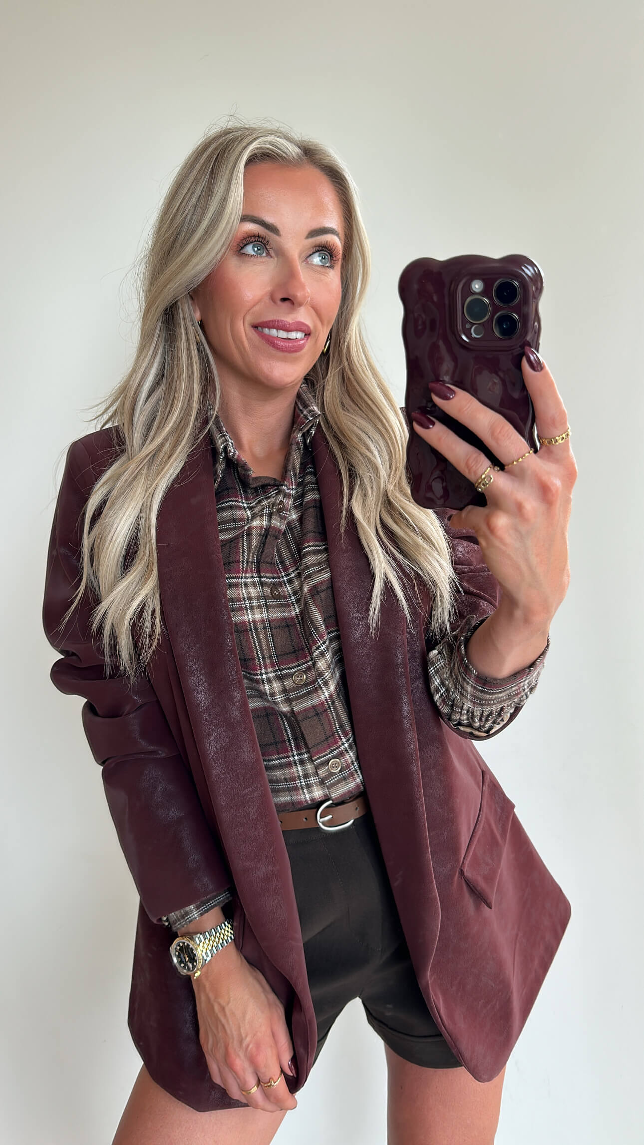 MAY Blazer - bordeaux