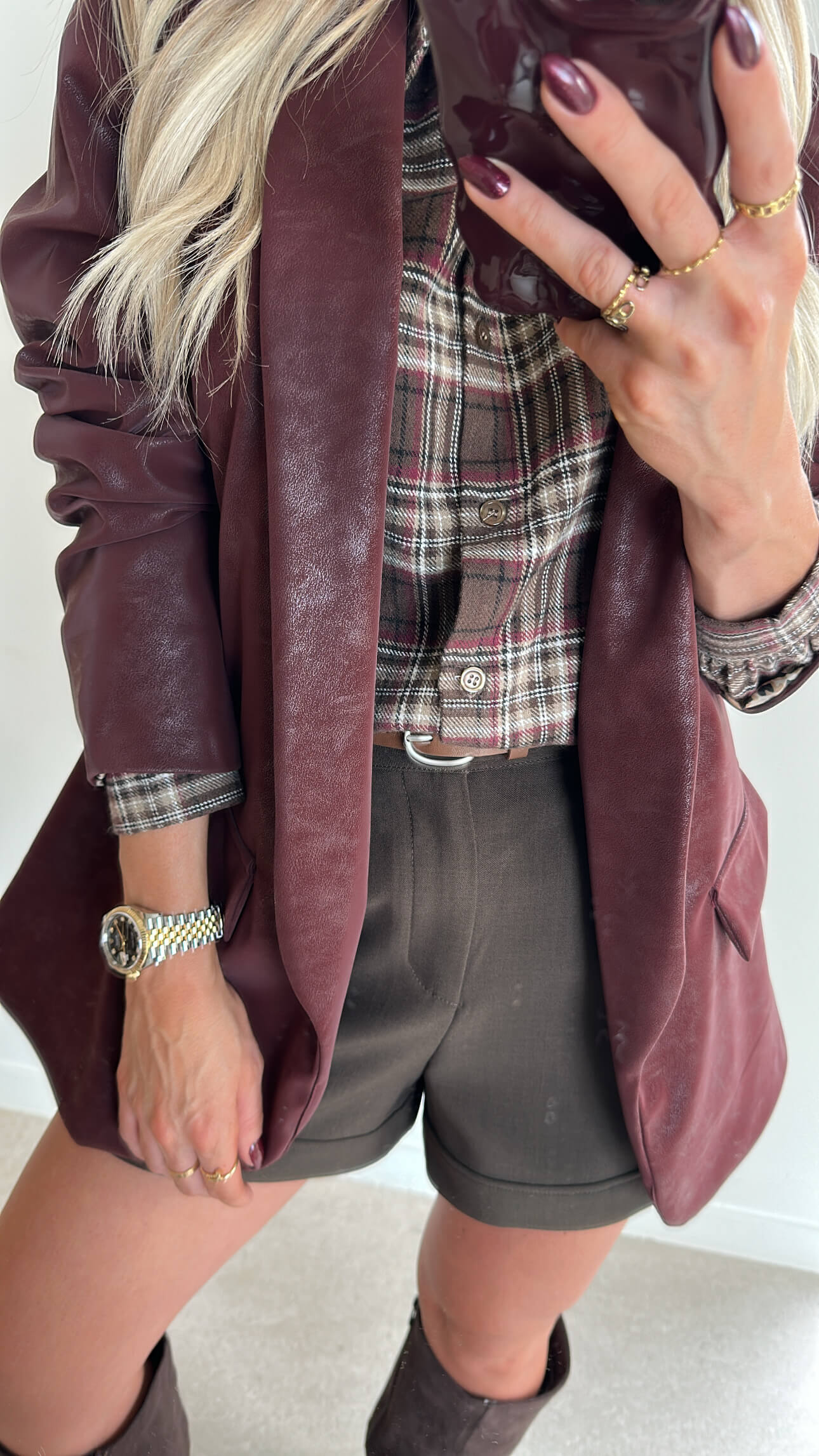 MAY Blazer - bordeaux