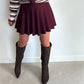 SASSIE Skirt - burgundy