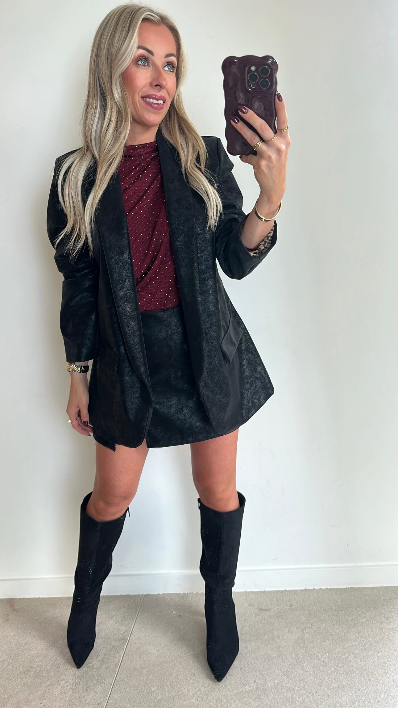 GLOSSY Body - burgundy