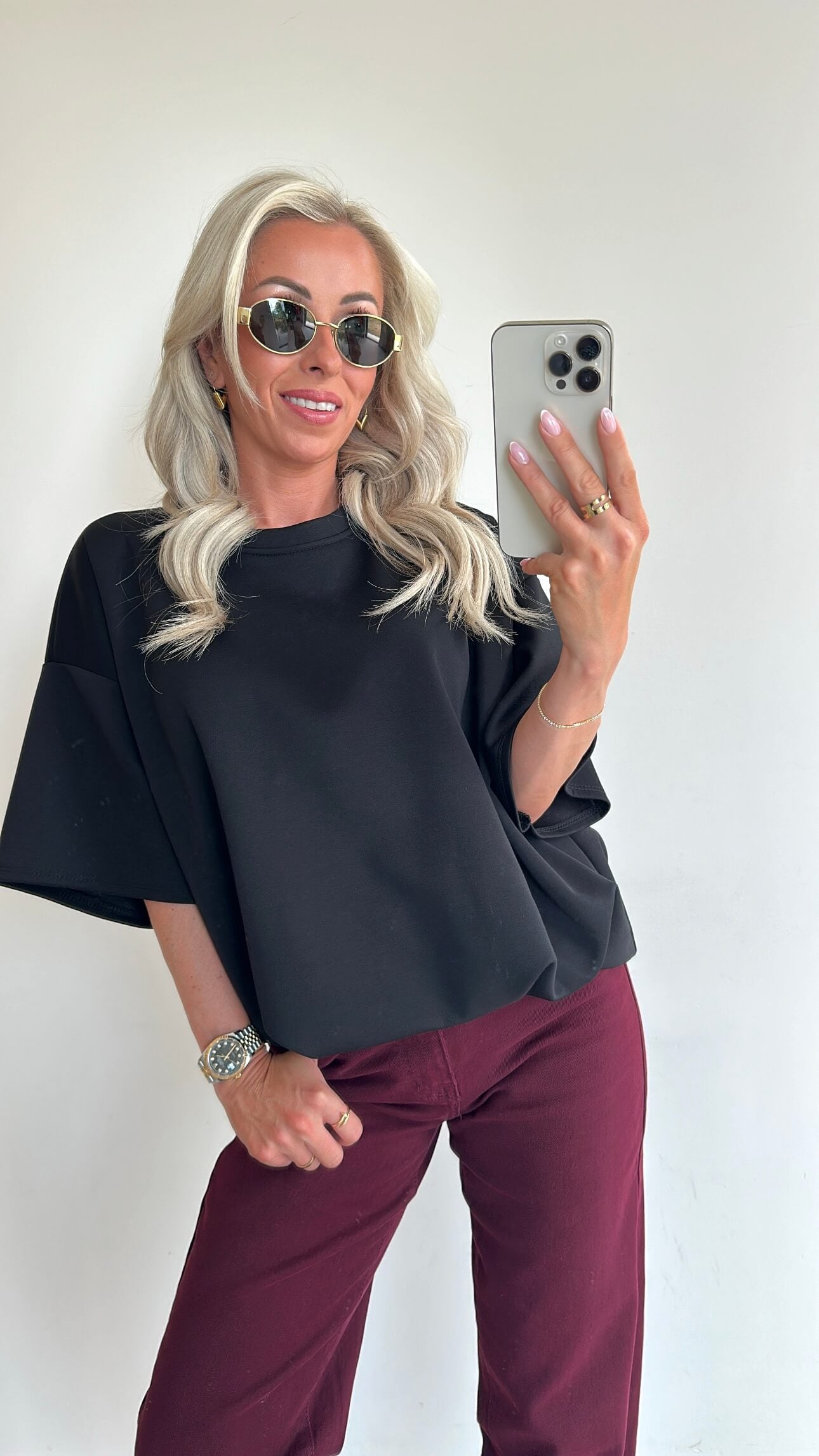 TAMMIE Sweat Top - black