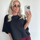 TAMMIE Sweat Top - black