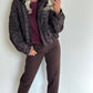 TAMMIE Sweat Top - burgundy
