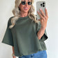 TAMMIE Sweat Top - khaki