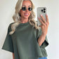 TAMMIE Sweat Top - khaki