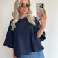 TAMMIE Sweat Top - navy