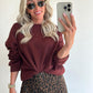 SILVIE Sweater - bordeaux