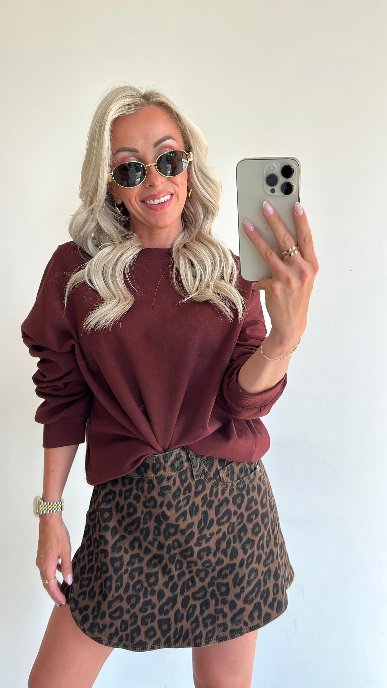 SILVIE Sweater - bordeaux