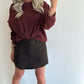 SILVIE Sweater - bordeaux