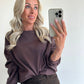 SILVIE Sweater - brown