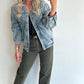 BABS Bomber Jacket - washed jeans
