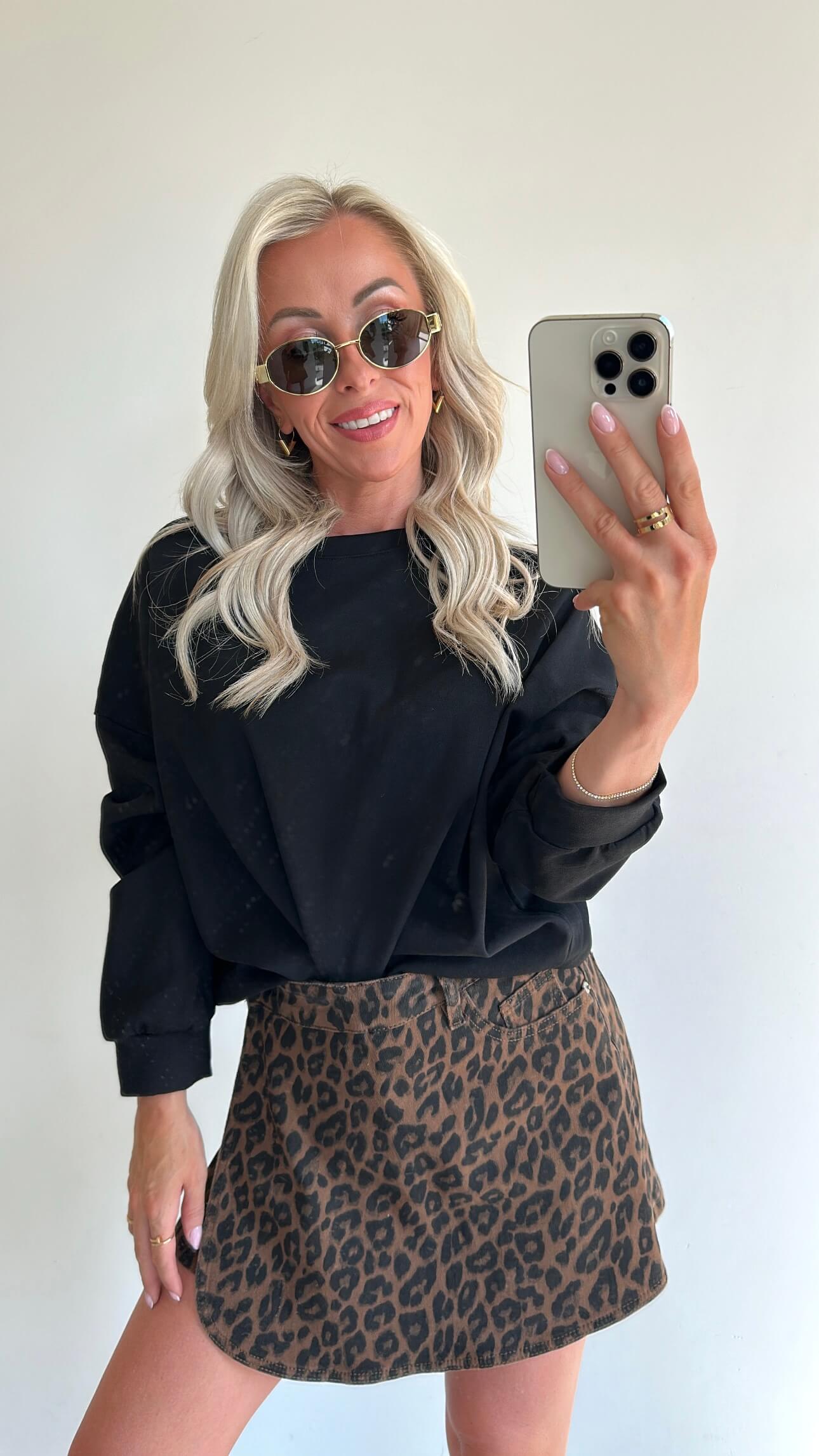 SILVIE Sweater - black