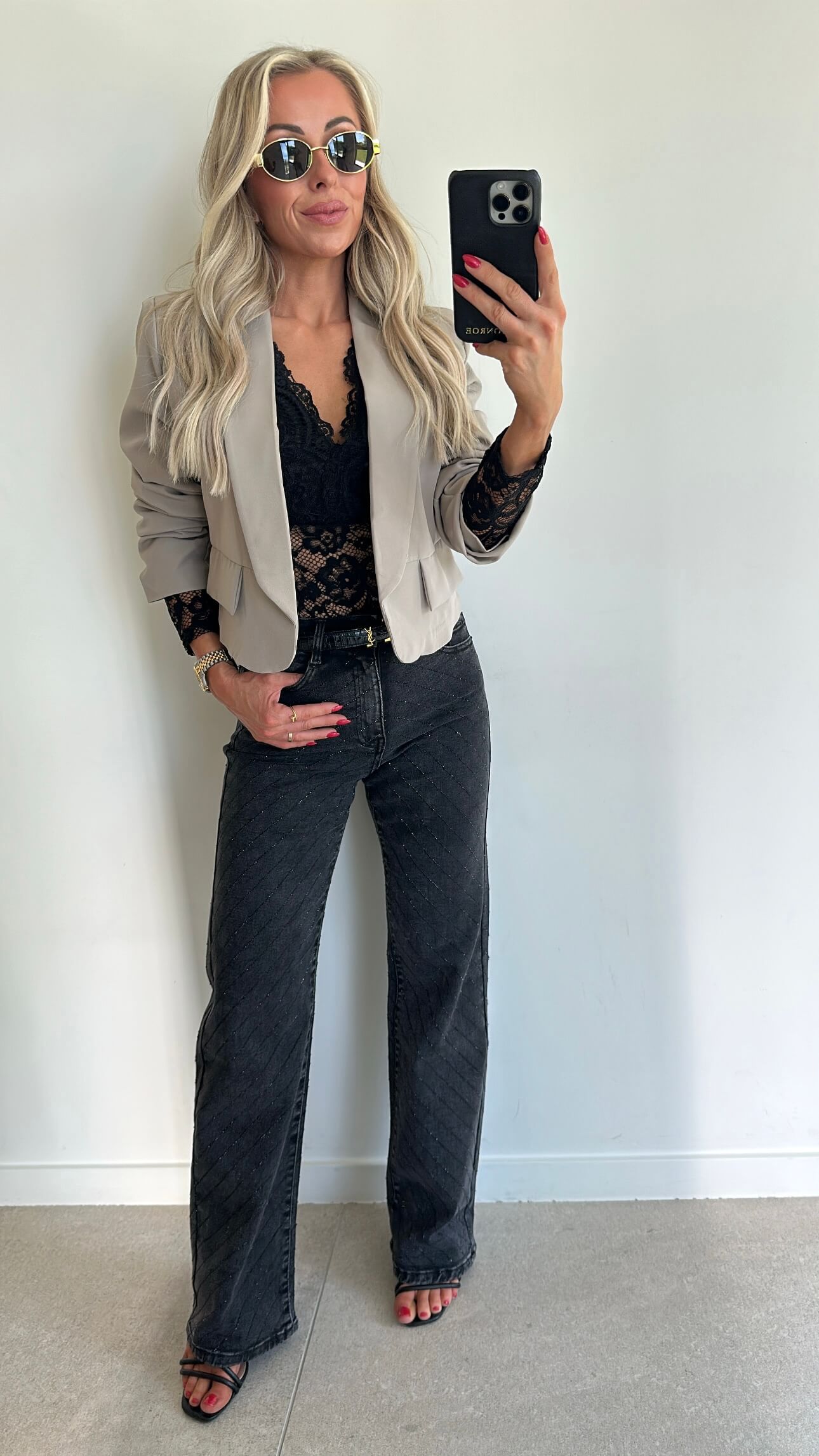 BOBBIE Blazer - taupe