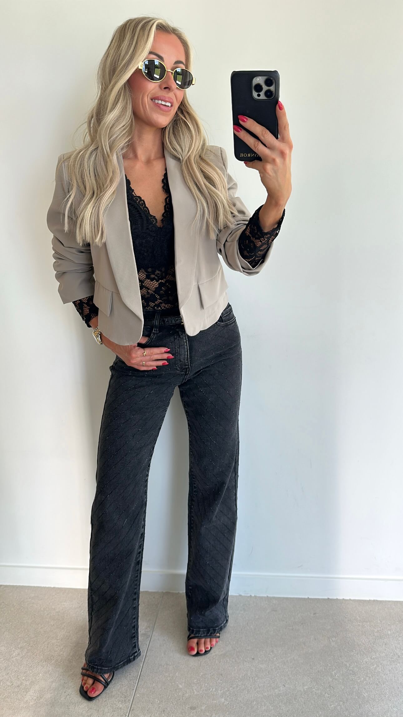 BOBBIE Blazer - taupe