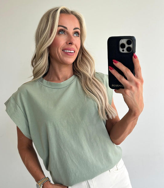 TESSIE T-shirt - light khaki