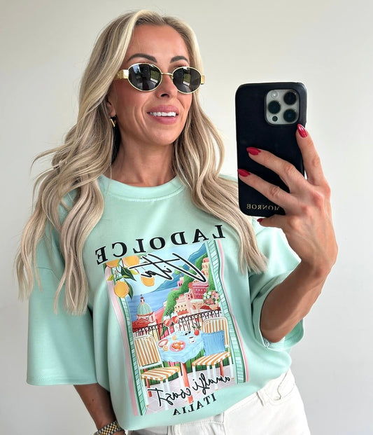 LA DOLCE VITA Sweater T-shirt - mint