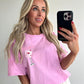 PINK GIN T-shirt - light pink