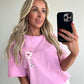 PINK GIN T-shirt - light pink